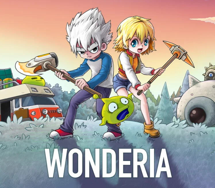 Wonderia cover of a manga alien planet