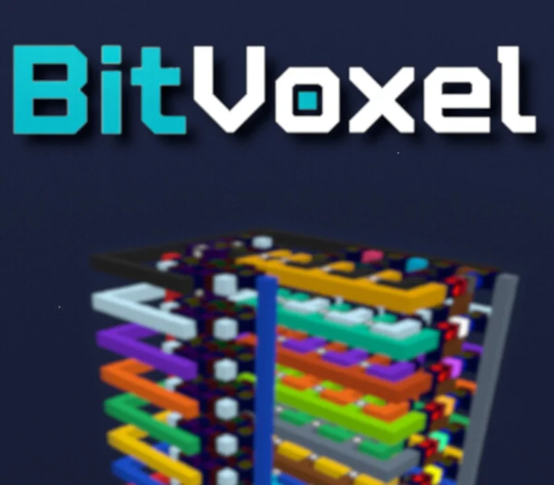 BitVoxel cover of a voxel logic computer sandbox