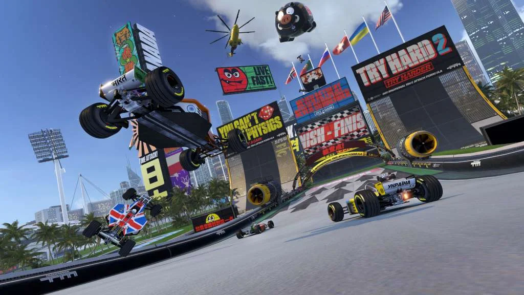 Trackmania Turbo lagoon kit flip on scenery