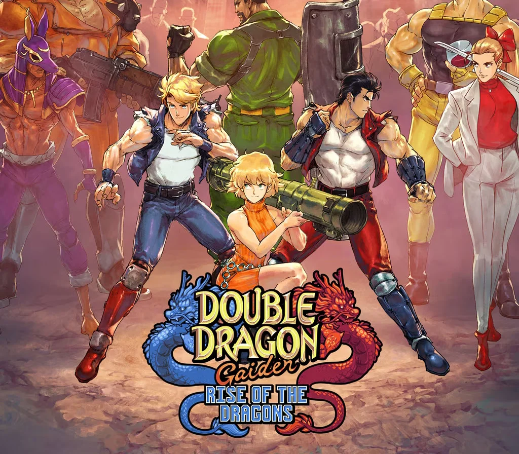 Double Dragon Gaiden Rise Of The Dragons cover art, beat-em-up