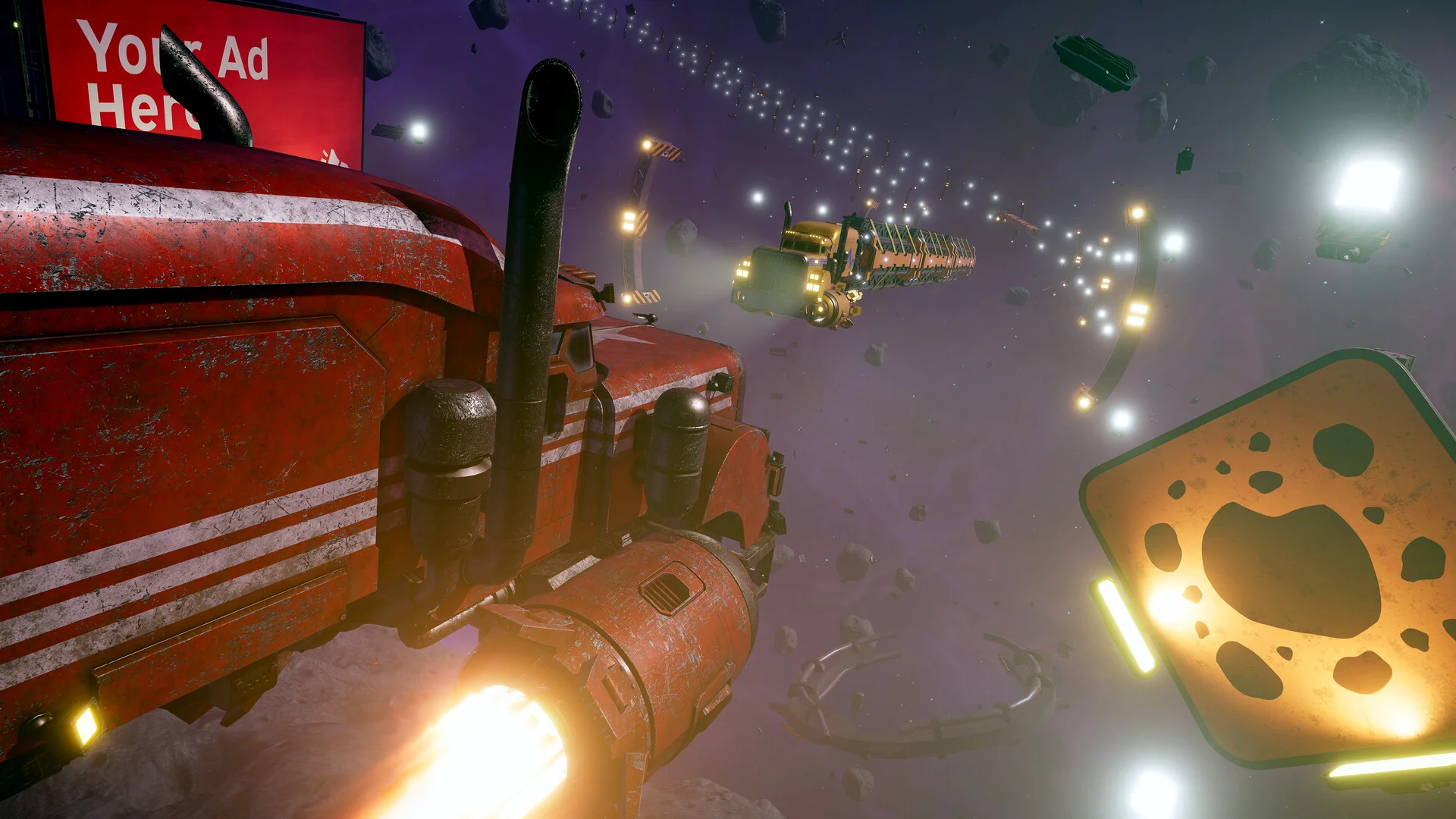 Star Trucker cabin upkeep between orbital jumps