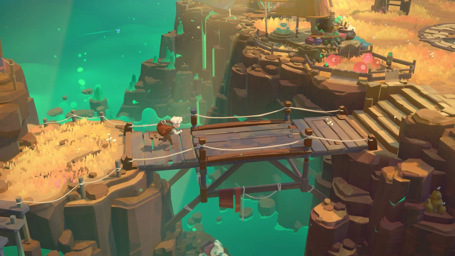 Moonlighter 2 shop shelves of relics for sale in Tresna