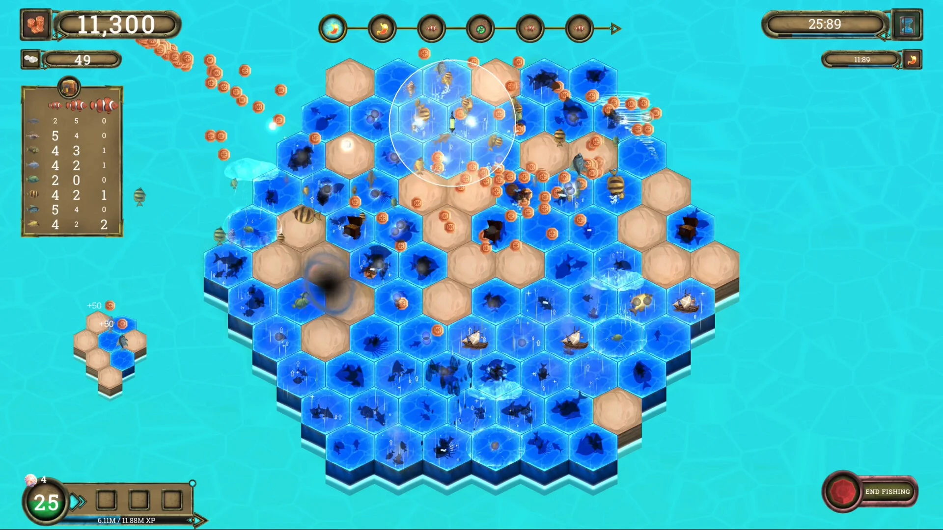 More fish skill tree
