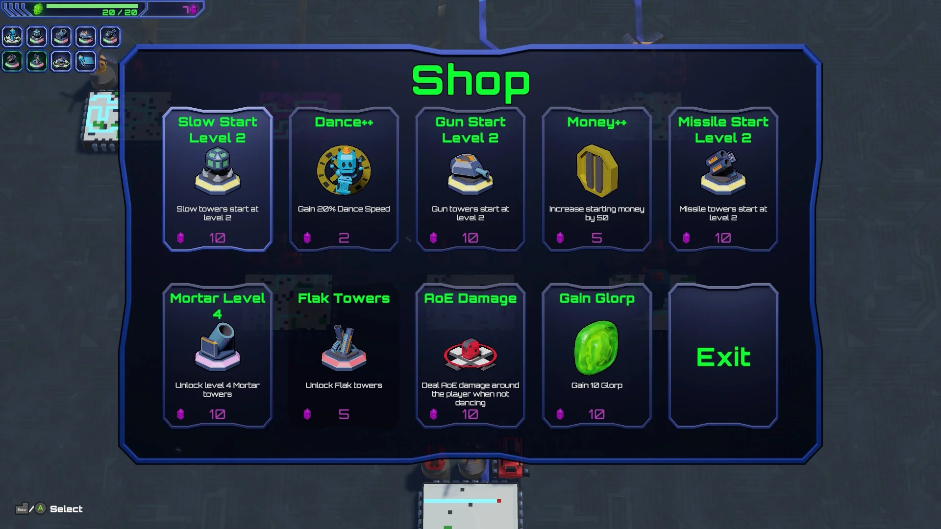 Glorpotron incoming wave screenshot
