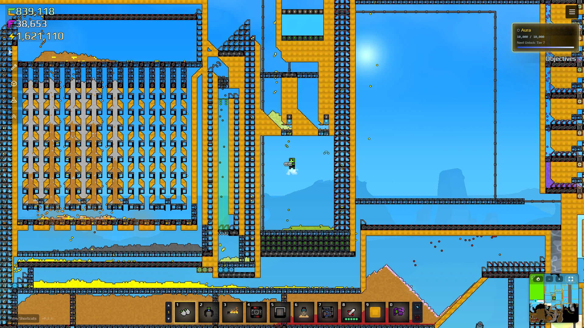 Sandustry pixel sand factory Steam ROW