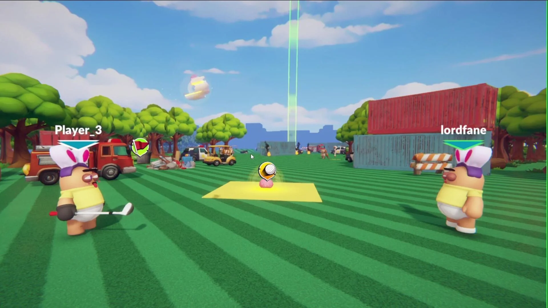 Left Fore Dead zombie golf screenshot