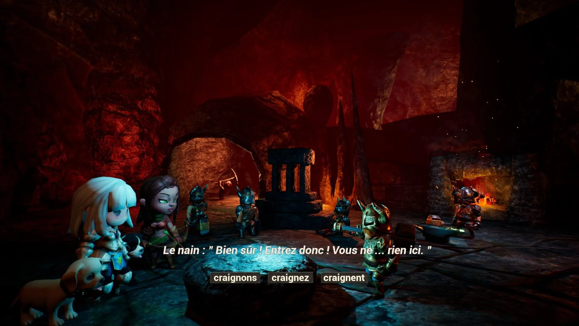 LA FORET DE PAGO Flora present-tense spelling screenshot