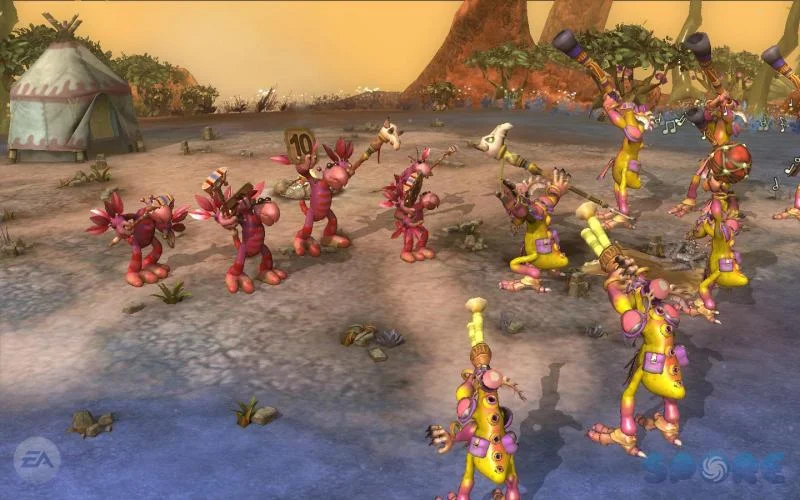 SPORE space stage screenshot GOG PC