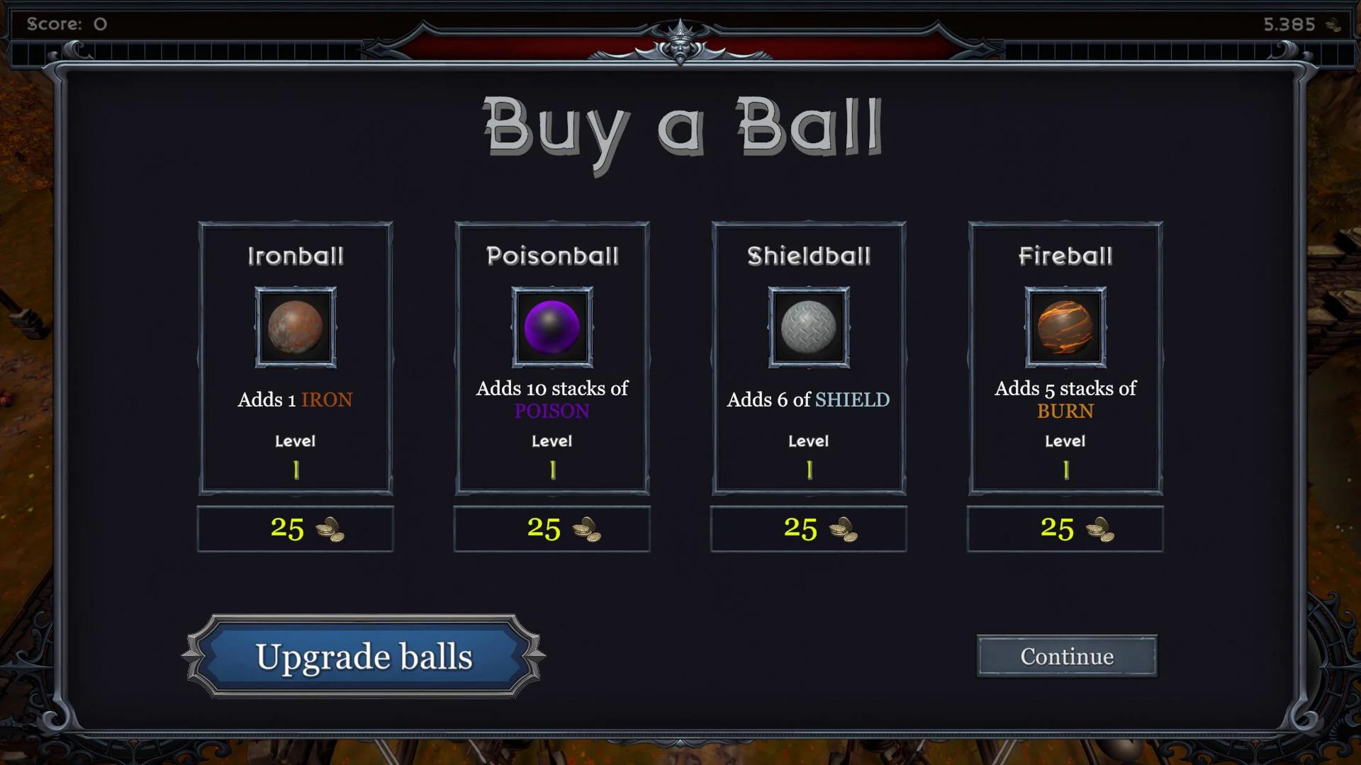 Runix Pinball Roguelike ball deck combos