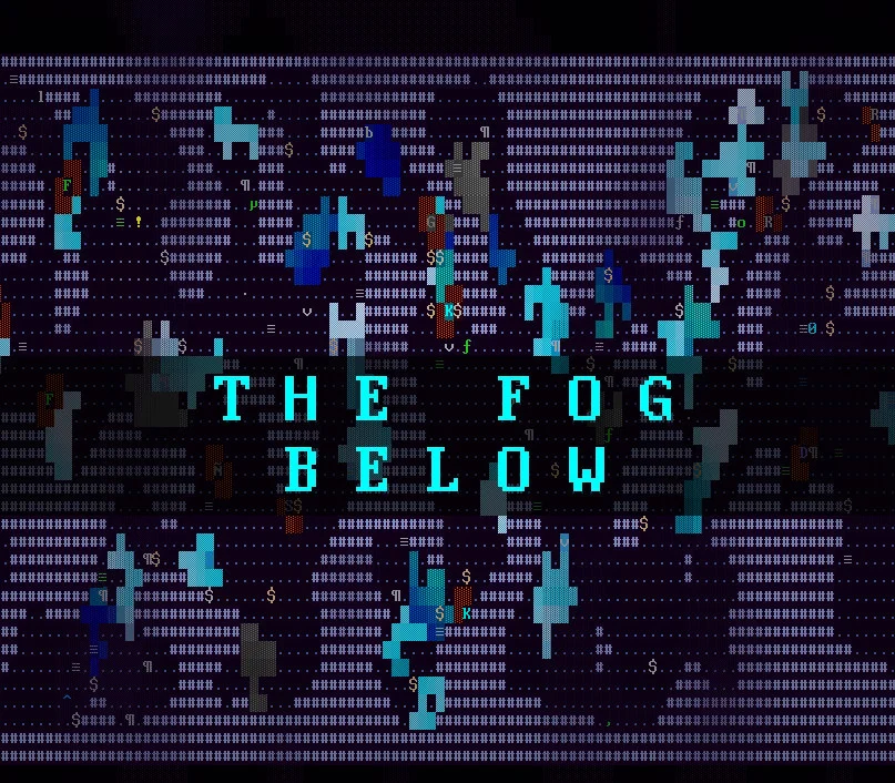 The Fog Below cover art, Anglia LLC ASCII arcade crawler