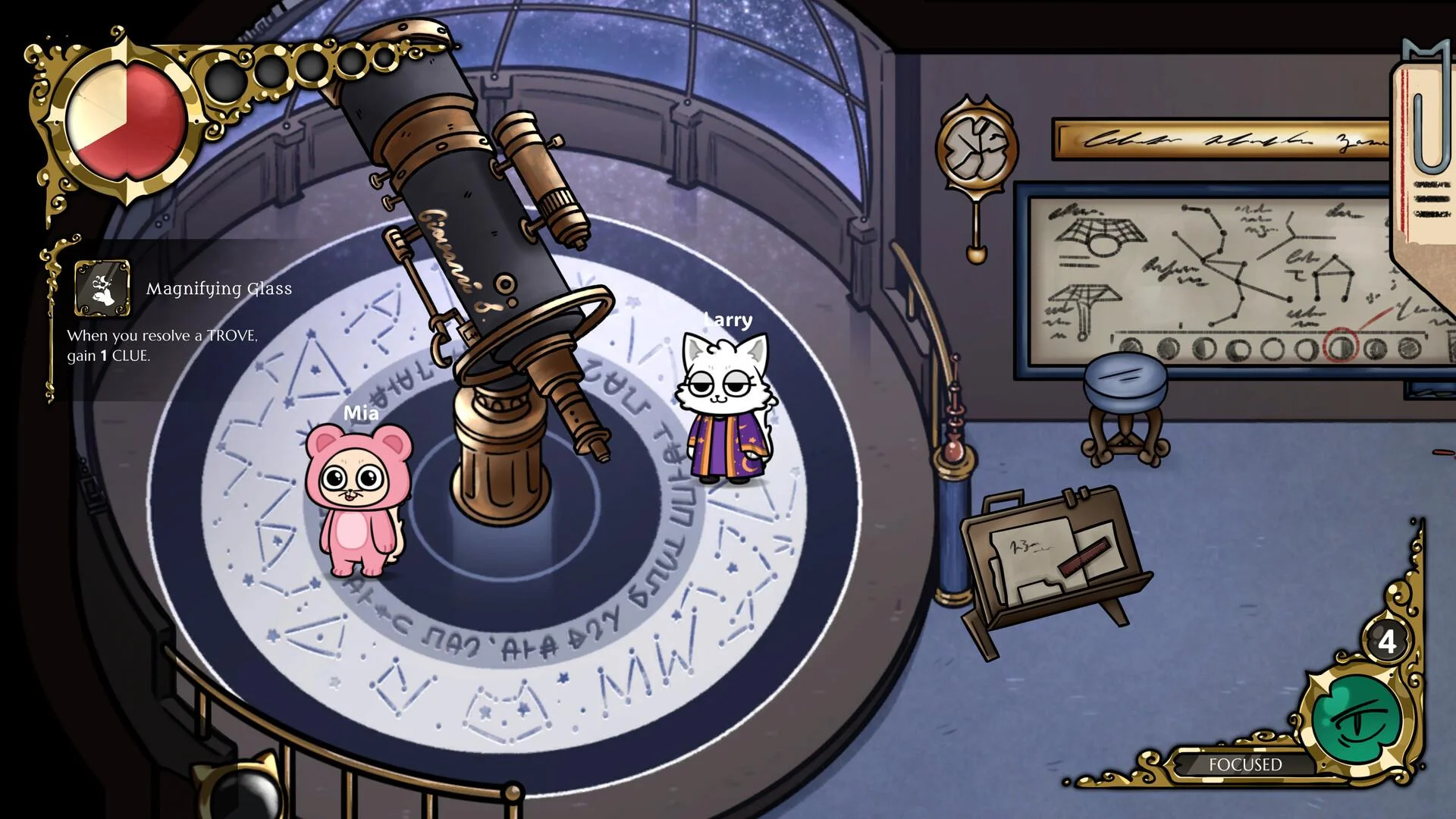 Meowstery Wisp extra deduction table screenshot