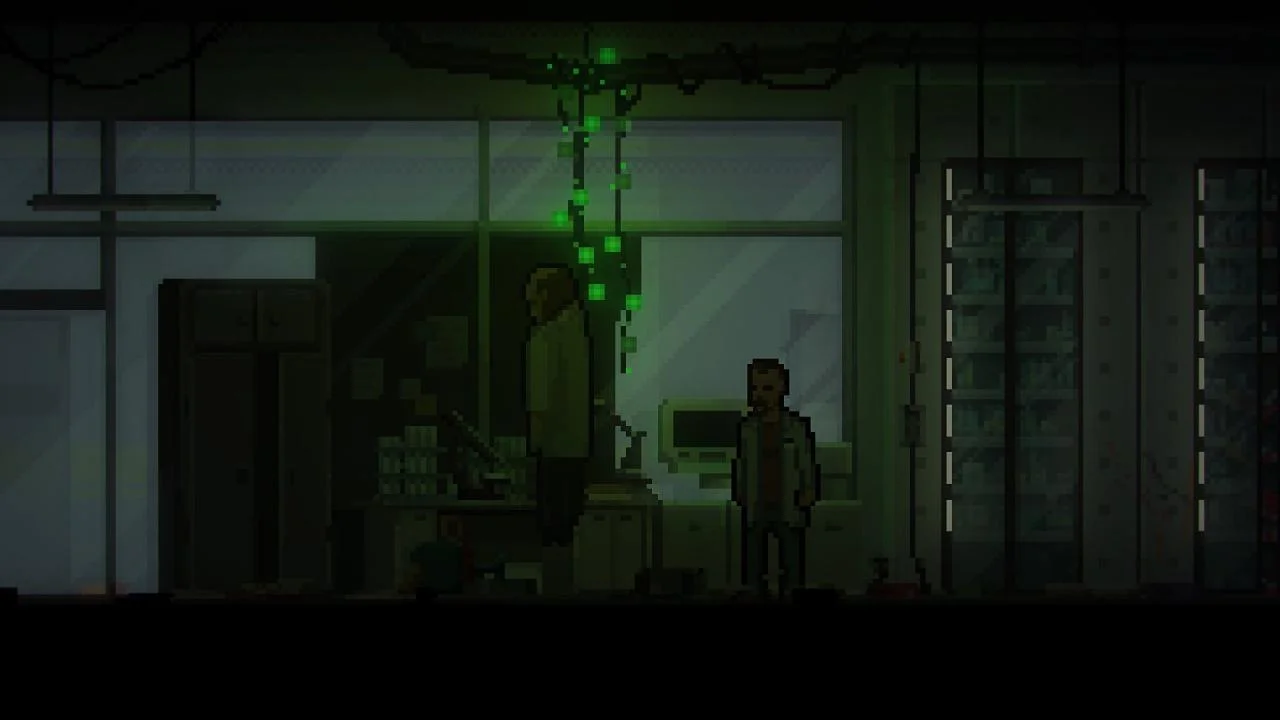 The Long Reach Baervox town street puzzle scene