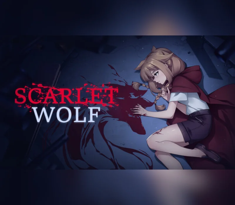 Scarlet Wolf Switch cover, psychological horror corridors