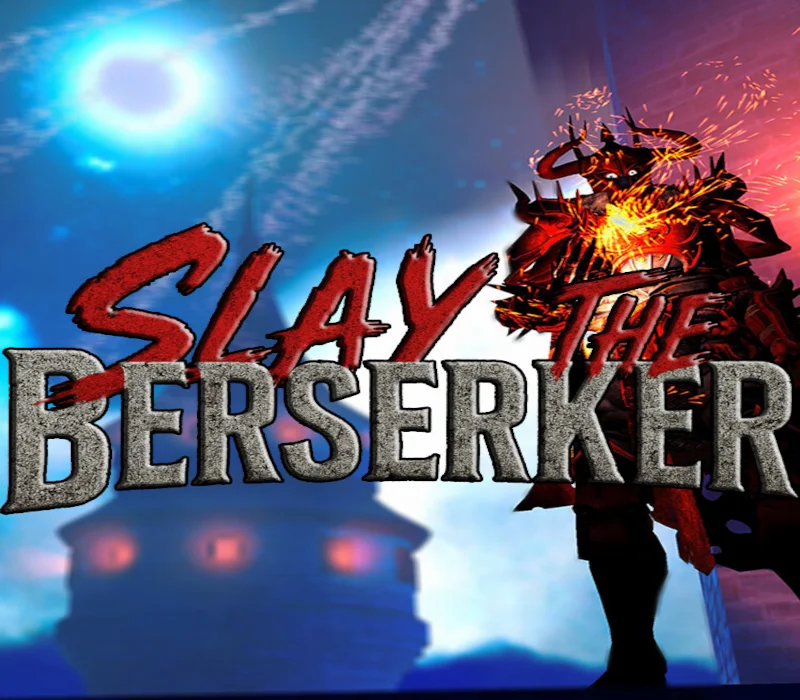 Slay The Berserker cover art, dark fantasy hack and slash