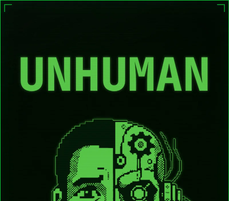 UNHUMAN cover art, Kinda Lowkey Games idle extraction shooter
