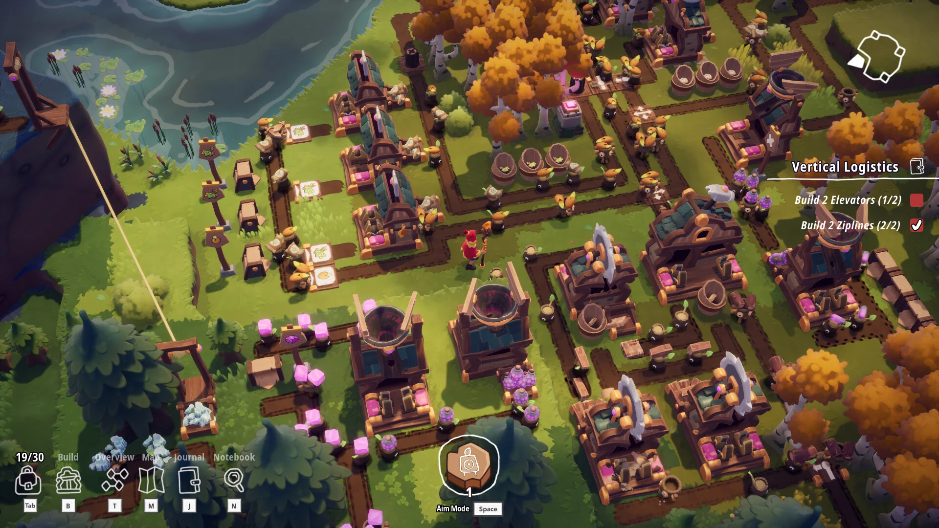 Oddsparks exploration in procedural fantasy biome