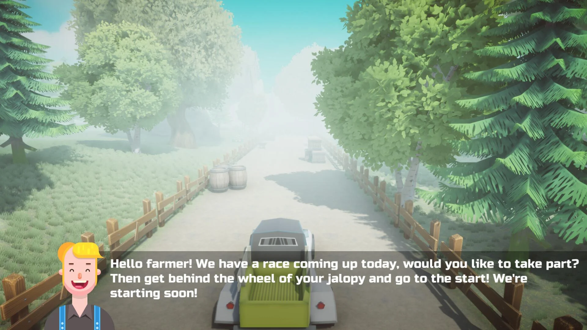 Farm Racing solo English cow platformer on Windows PC