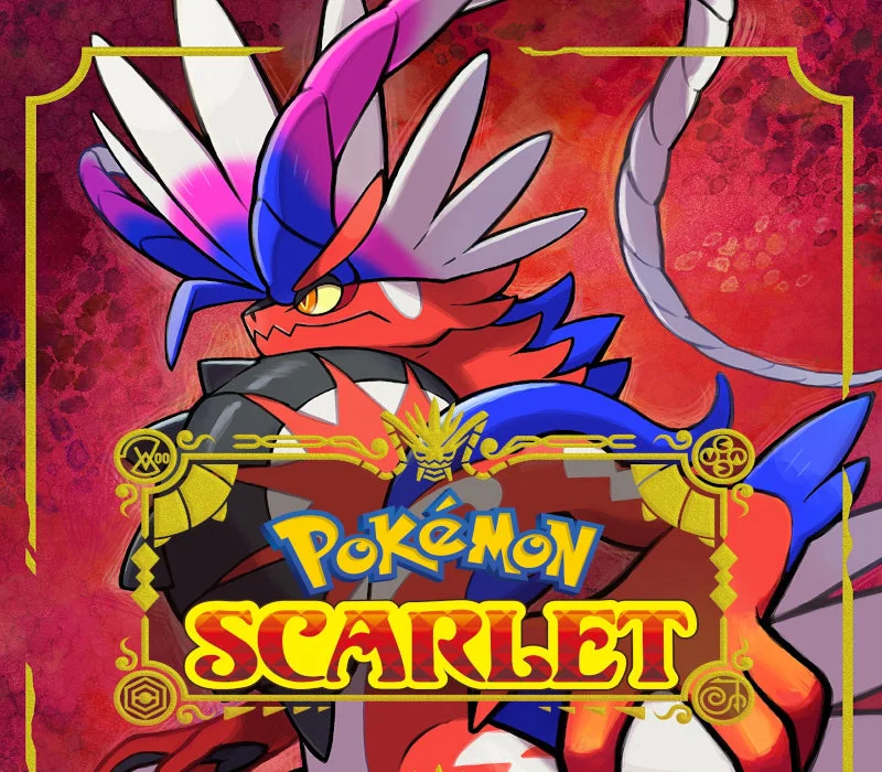 Pokemon Scarlet cover, Paldea Koraidon