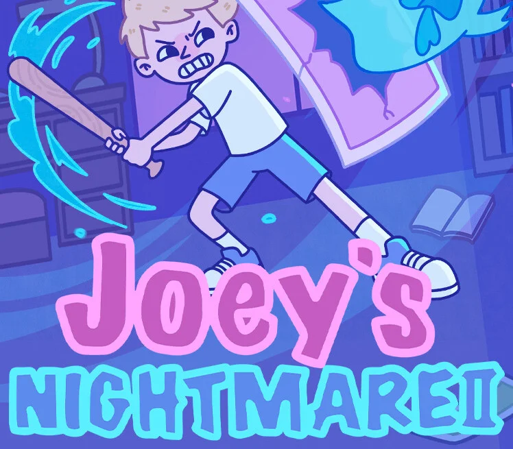 Joey's Nightmare II cover, cartoon dream deckbuilder