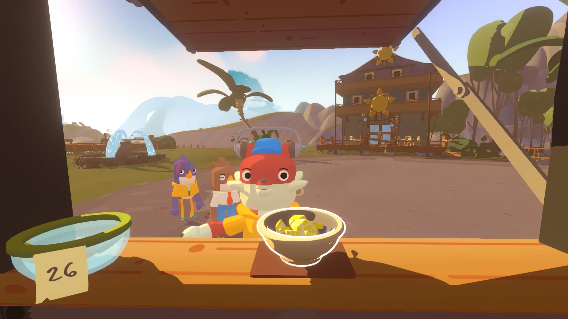 Fruitbus island foraging