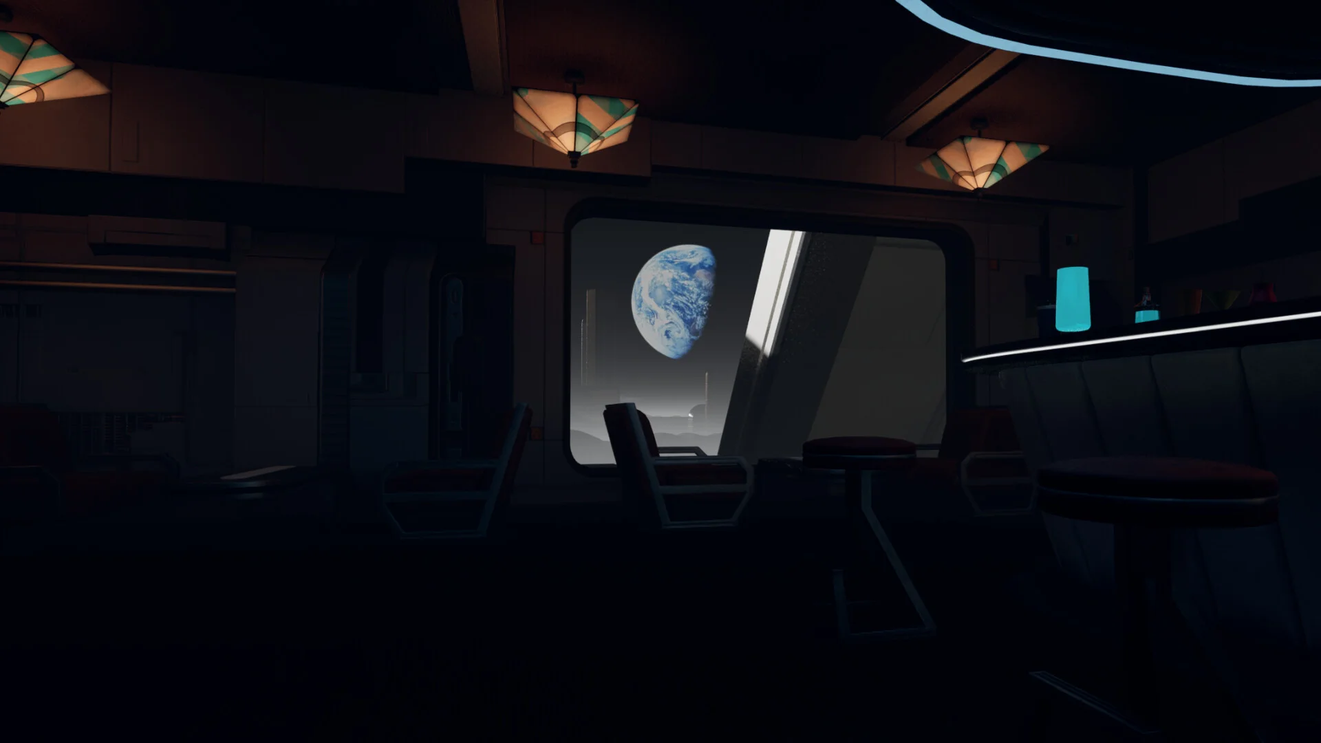 LUNA Obscura first-person hide solve survive haunted moon base gameplay