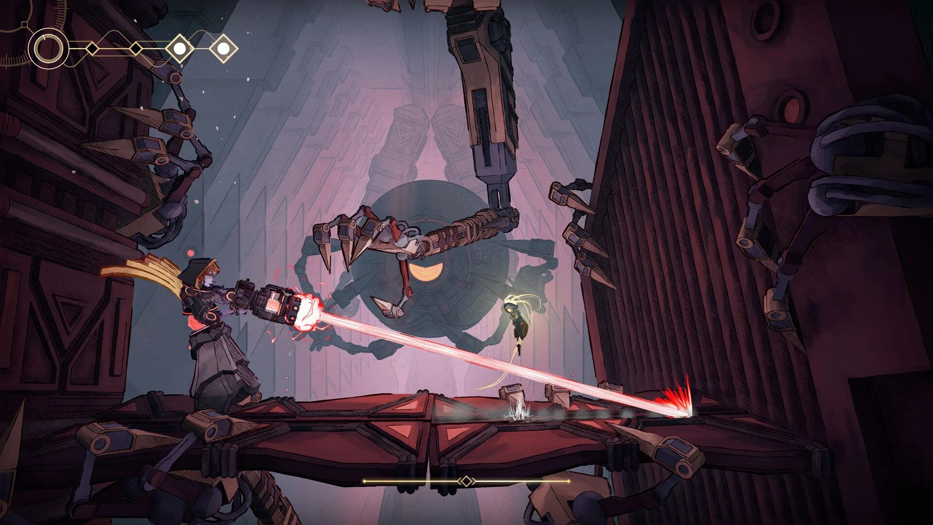 MIO explore the Vessel technological ark rogue machines gameplay