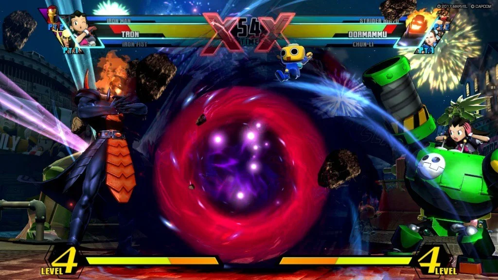 Ultimate Marvel vs Capcom 3 online PvP and local split-screen fighter scene