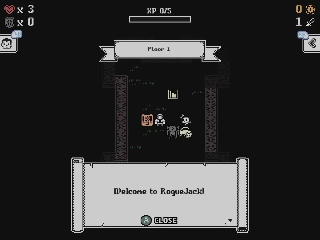 RogueJack monster hole cards