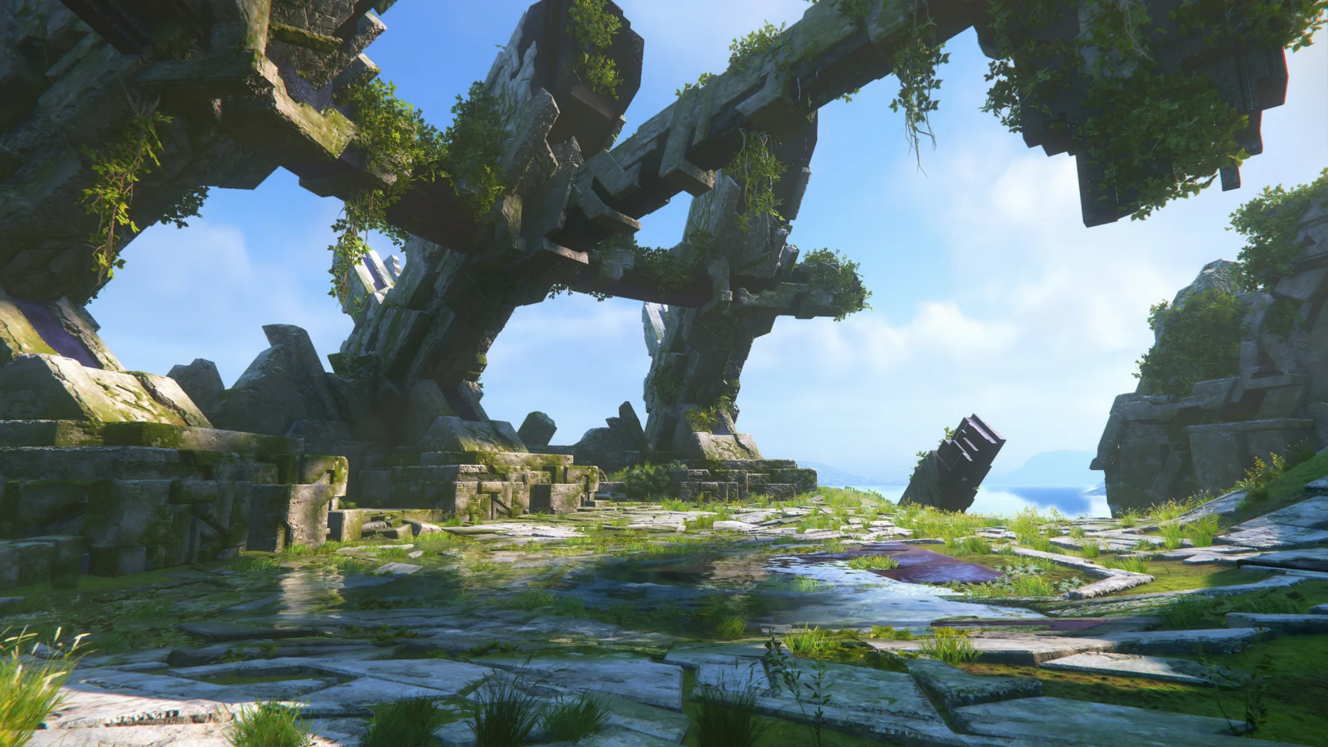 Sonic Frontiers Cyber Space speed stages and island vistas