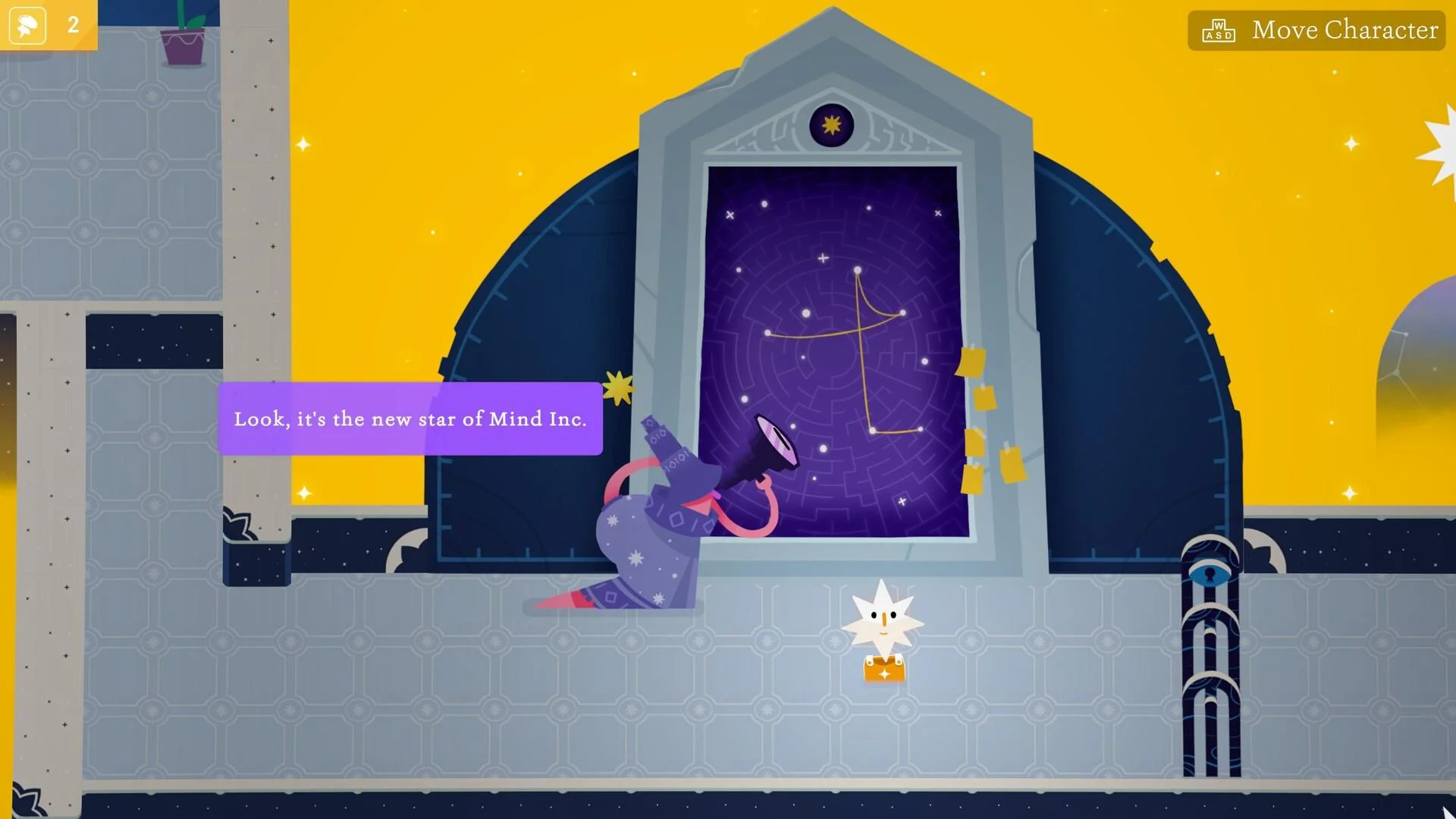 Mind Inc mental labyrinth thought fragments exploration scene