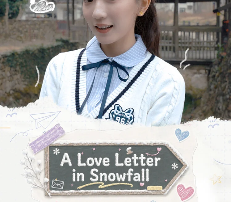 A Love Letter in Snowfall cover of a water-town B&B