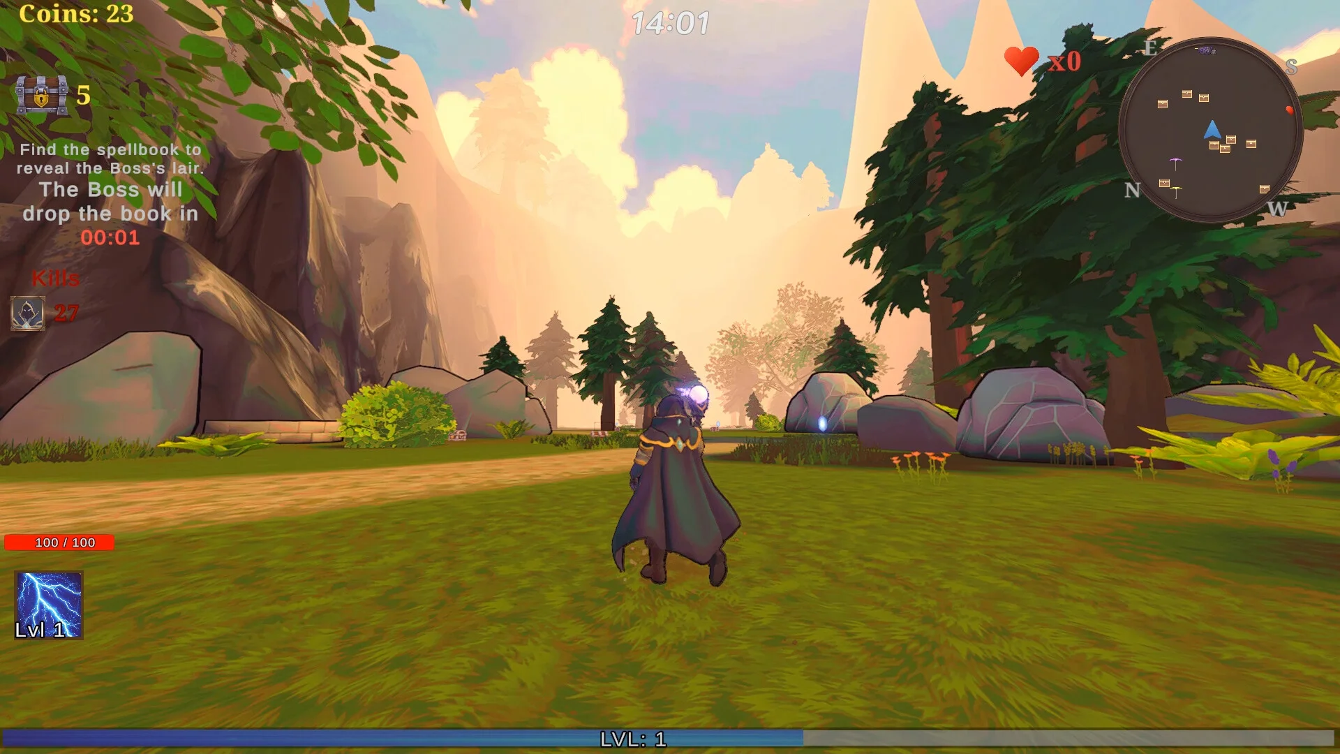 Zyntaris first-person view mixing a visual style filter