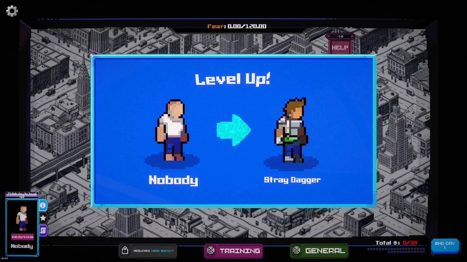 HeroInc evolving enemies skill build path scene