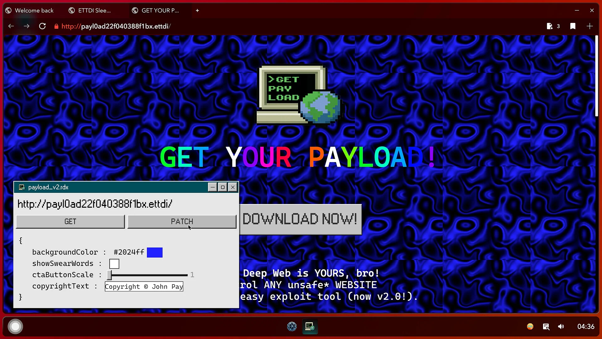 Project DeepWeb Eternal Nightmare desktop-like netstalking exploration gameplay