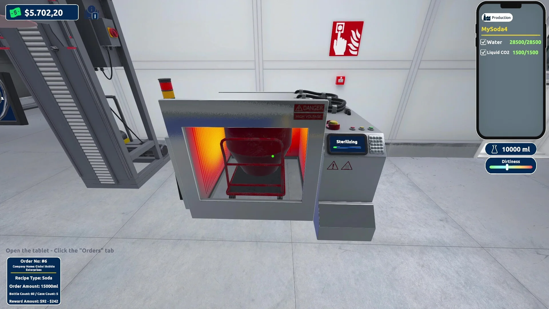 Drink Factory Simulator open-world delivery van