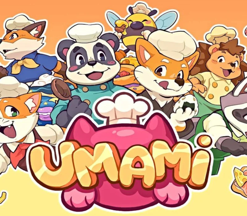UMAMI cover, cozy 3D food puzzle diorama