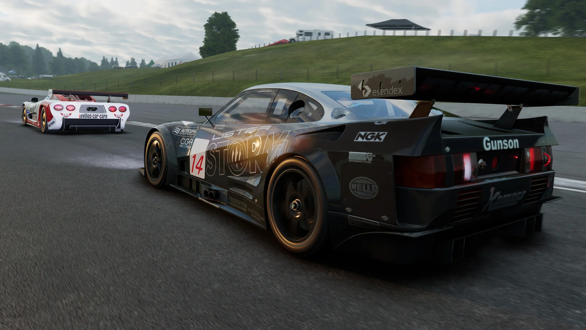 Night racing with weather in Project Motor Racing