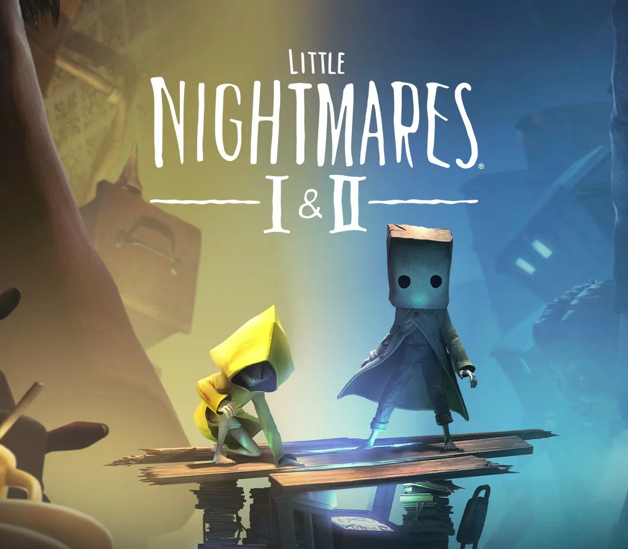 Little Nightmares I & II Bundle cover, Six and Mono
