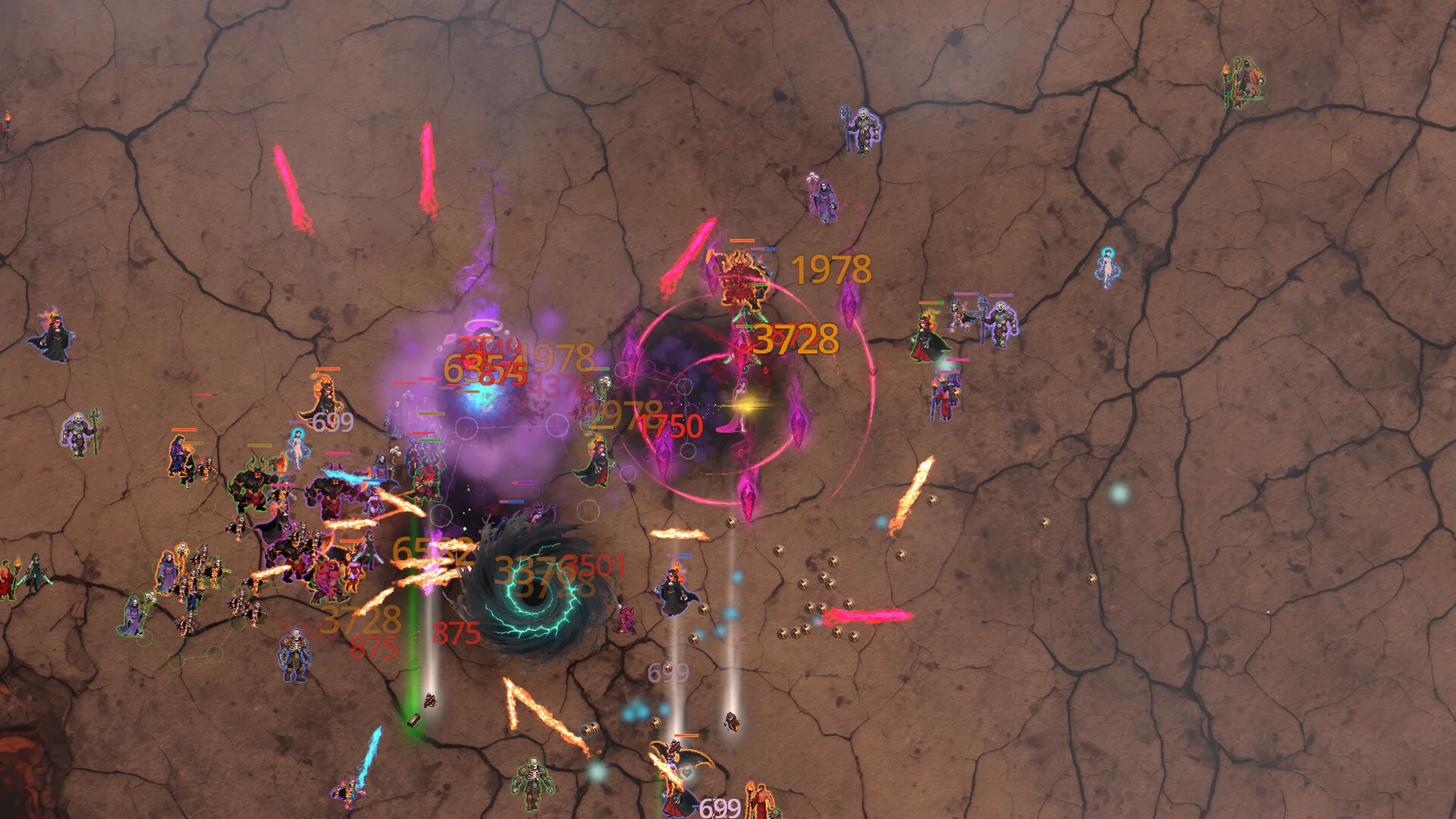 Shardstorm Steam Leaderboards controller ARPG scene