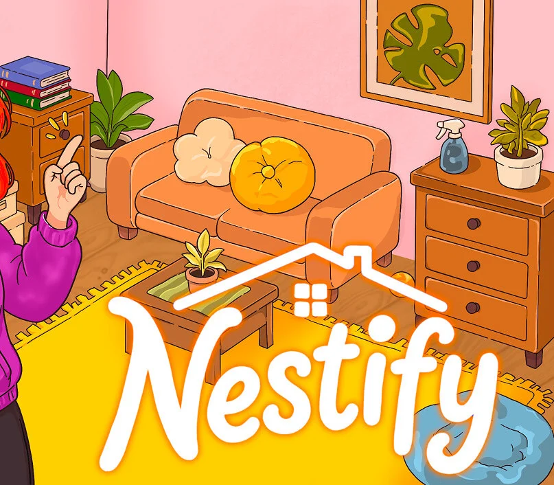 Nestify Cozy Design cover art, Kinetic Vision room decorating sandbox