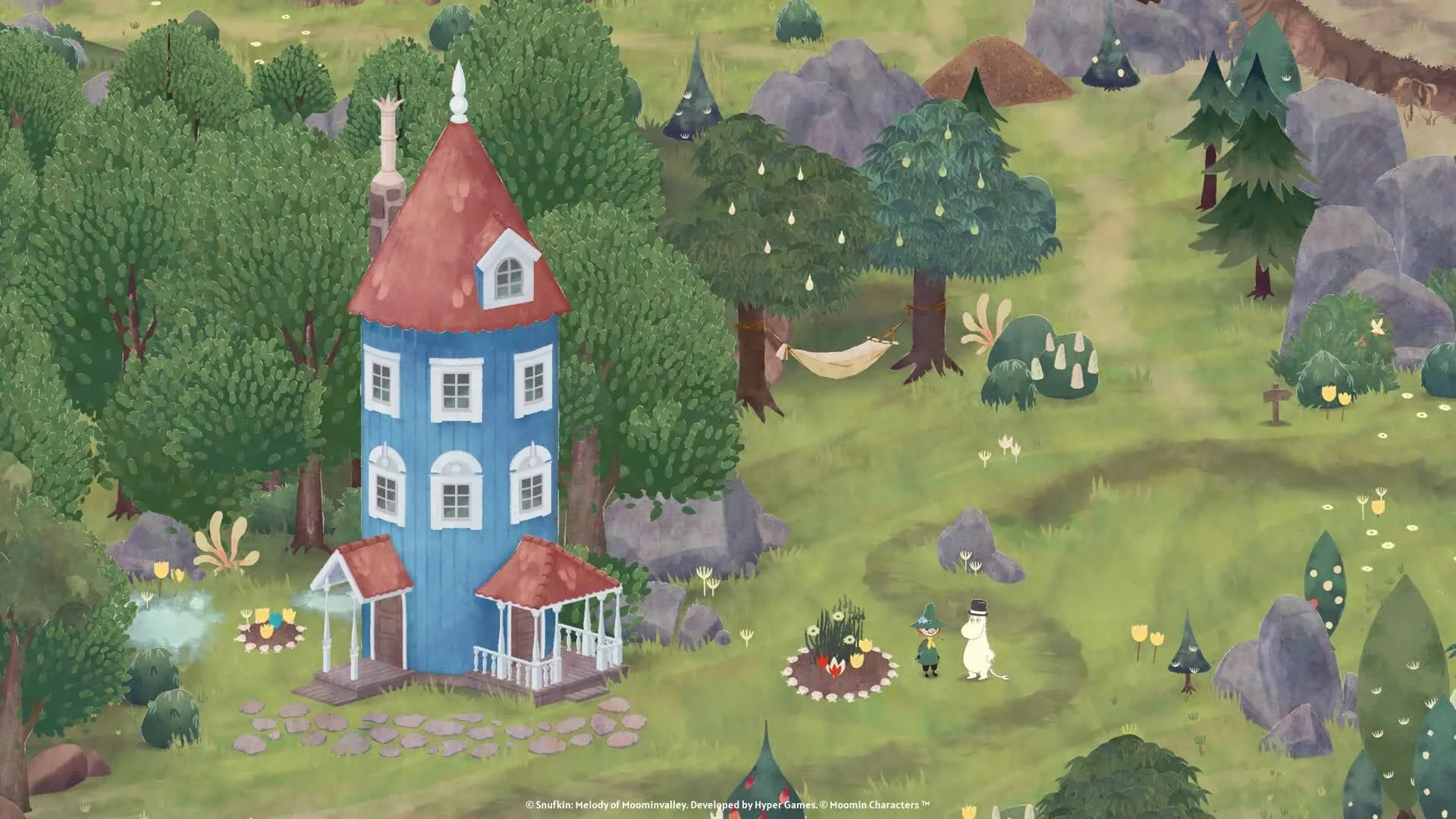 Snufkin Melody of Moominvalley environmental puzzle adventure gameplay