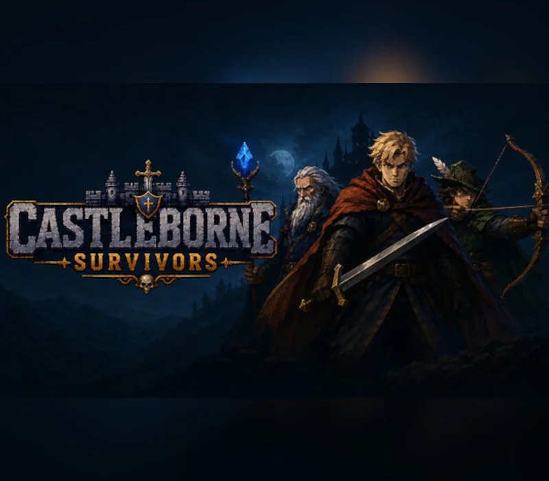 Castleborne Survivors cover of a gothic castle swarm