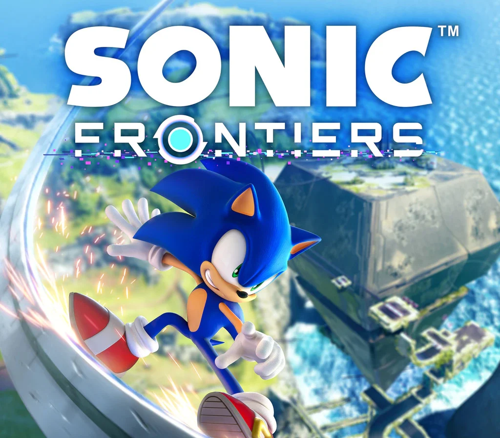 Sonic Frontiers Xbox AU cover of Sonic on Starfall Islands