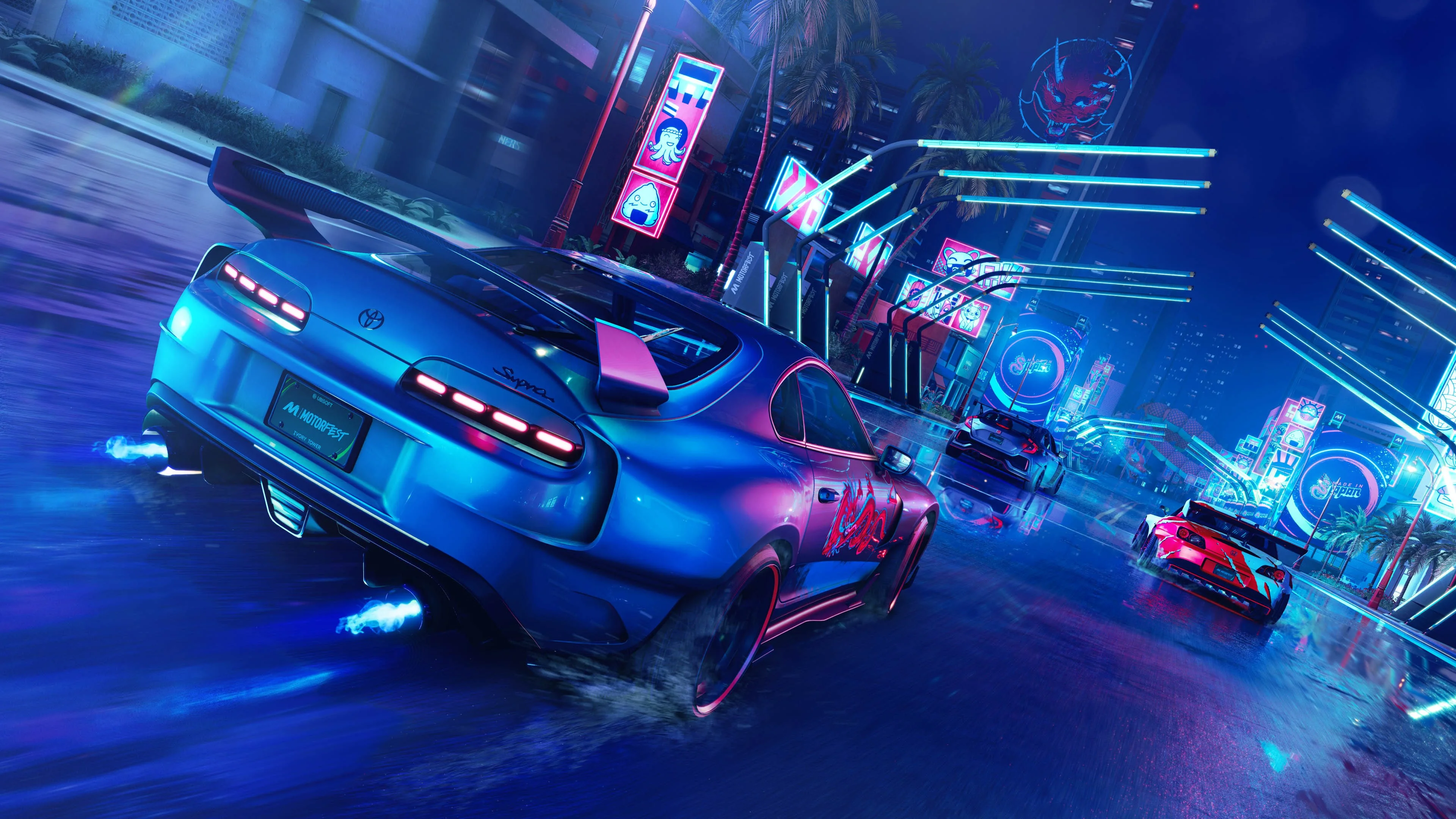 The Crew Motorfest Gold PvP sprint under festival lights