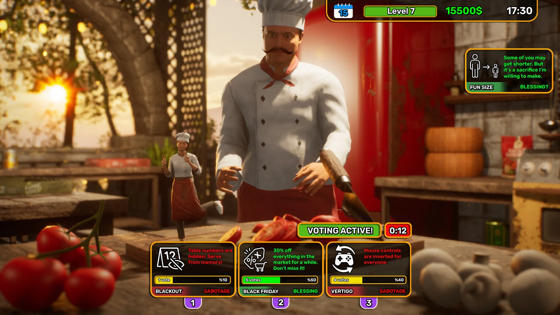 Pizza House Simulator dining room customisation