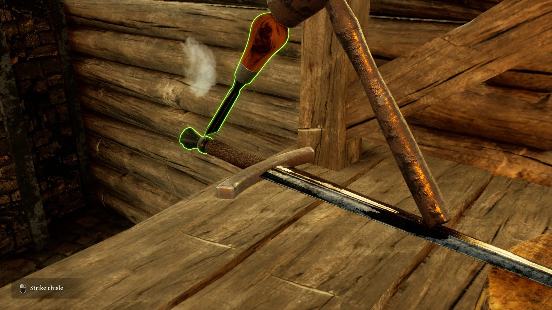 Sword and Shield Simulator designing blades and shields for customers