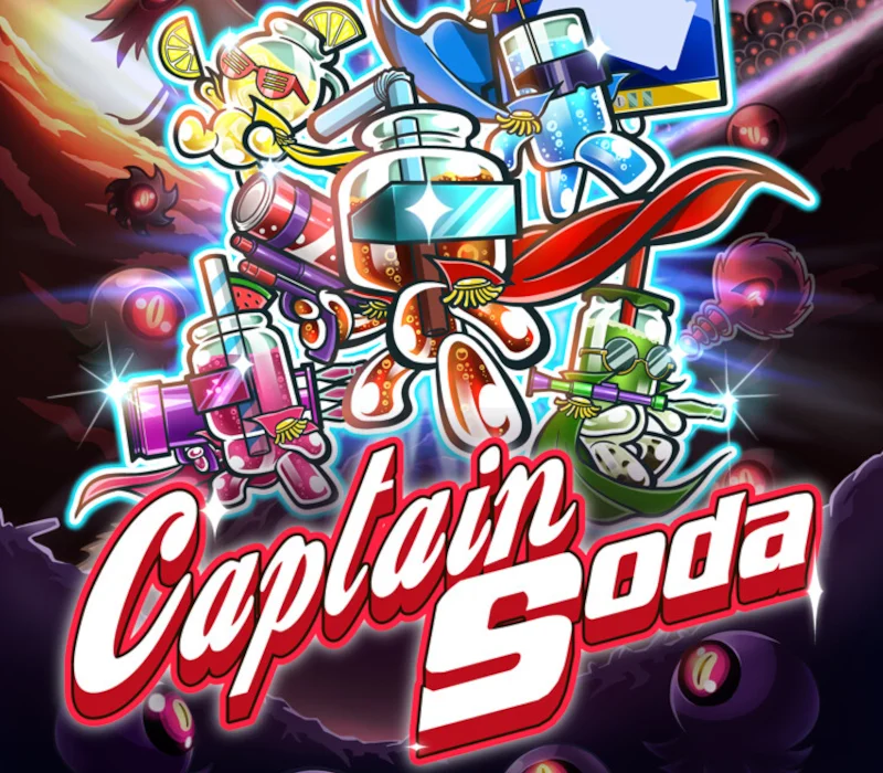 Captain Soda cover, Ray Flower arcade shooter