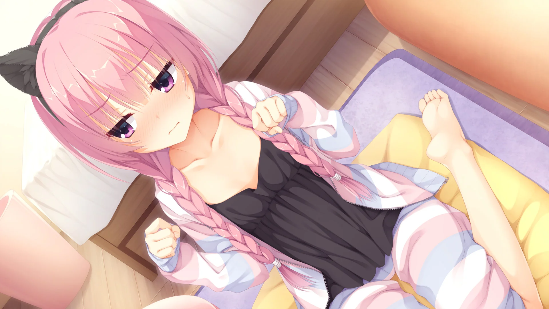 Riddle Joker NekoNyan HIKARI FIELD branching visual novel scene