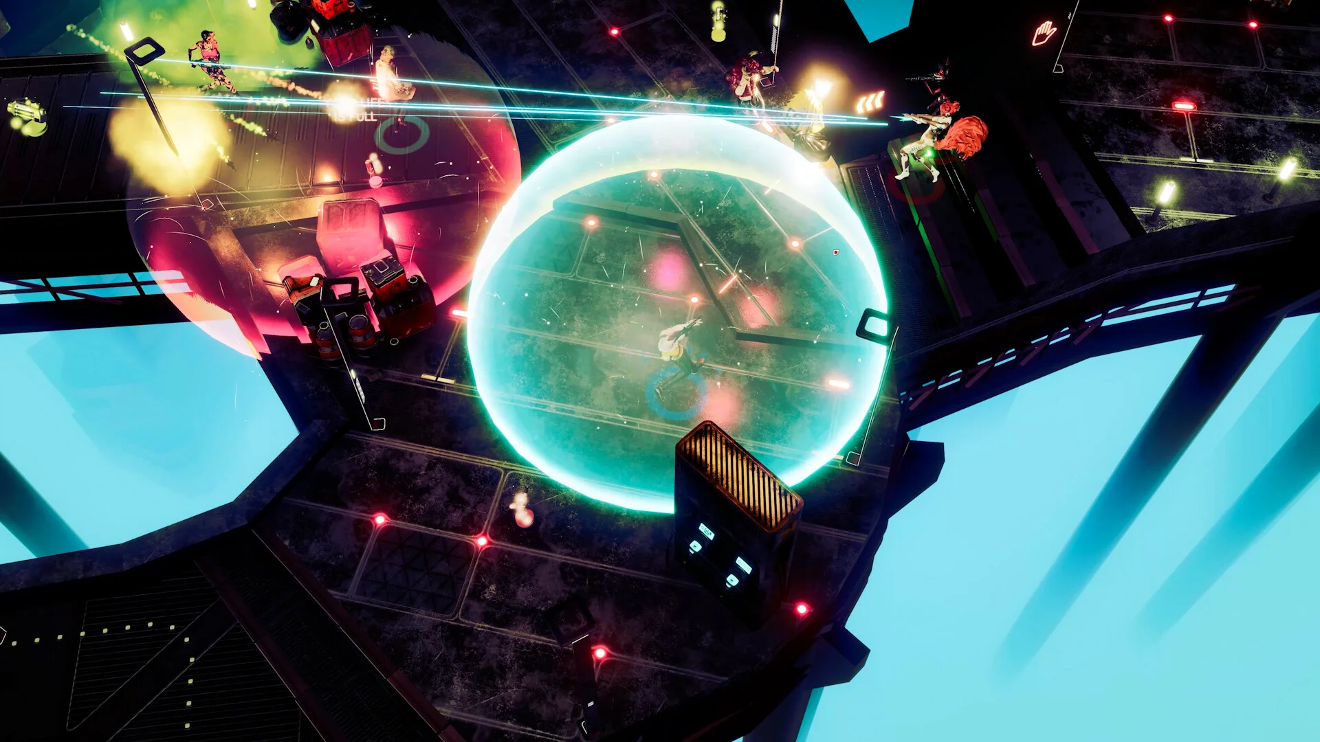 HoverGrease 2 bio cyberpunk arena Steam