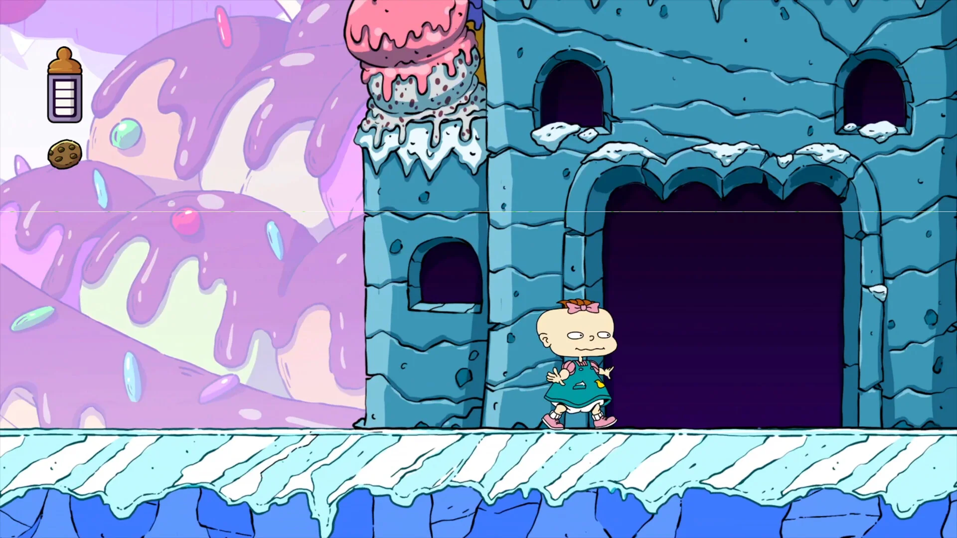 Rugrats Adventures in Gameland Tommy and Chuckie platforming